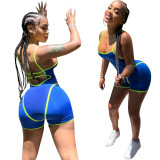 Women's summer sexy hollow tight fitting sports jumpsuit