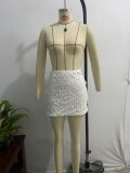 Sexy sequin bodycon short skirt