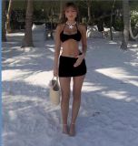 Beach hollow knitting bikini set