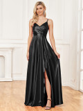 Women Sexy Suspender Backless Maxi Dress