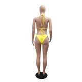 Women's Beach Holidays bikini skirt three-piece bikini swimsuit
