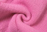 Women Spring Summer knitting Sexy Hollow Solid Halter Neck Lace-Up Backless Cargo Shorts