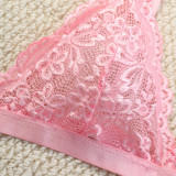 Women's sexy lace see-through bra set lingerie