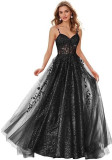 Women ball dress lace applique evening dress（Processing time need 3-6 days）