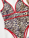 Women V Neck Beach Sexy One-piece Swimwear