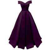Women Off Shoulder trailing evening dress（Processing time need 3-6 days）
