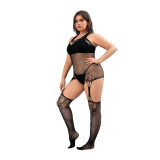 Plus Size Women Pantyhose Hollow Sexy Lingerie