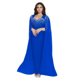 Women's Elegant Chic Beaded Fashionable Evening Dress