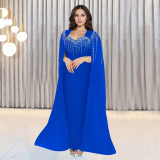 Women's Elegant Chic Beaded Fashionable Evening Dress