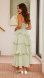 Women's Summer Sexy Fashion Low Back Strapless Cake Dress