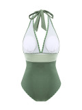 Women's Sexy Solid Color One-Piece Swimsuits