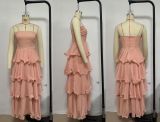Women's Summer Sexy Fashion Low Back Strapless Cake Dress