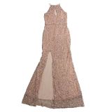 Women's Chic Sexy Sequined Split Fashionable Dress