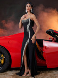 Women's Elegant Luxury Slim Bridesmaid Cocktail Formal Evening Dress