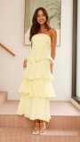 Women's Summer Sexy Fashion Low Back Strapless Cake Dress