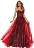 Women ball dress lace applique evening dress（Processing time need 3-6 days）
