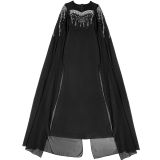 Women's Elegant Chic Beaded Fashionable Evening Dress