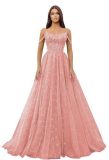 Women sexy off-shoulder suspender dress tulle wedding party ball evening dress（Processing time need 3-6 days）