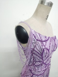 Women One Shoulder Beaded Sequin Embroidery Formal Party Prom Wedding Evening Dress