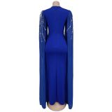 Women's Elegant Chic Beaded Fashionable Evening Dress
