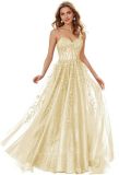 Women ball dress lace applique evening dress（Processing time need 3-6 days）