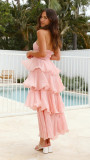 Women's Summer Sexy Fashion Low Back Strapless Cake Dress