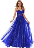 Women ball dress lace applique evening dress（Processing time need 3-6 days）