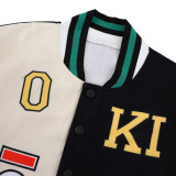 Women's Casual and Street Fashionable Sports Letter Print Jackets