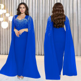 Women's Elegant Chic Beaded Fashionable Evening Dress