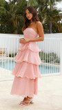 Women's Summer Sexy Fashion Low Back Strapless Cake Dress
