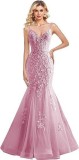Women suspender V Neck fishtail sexy dress（Processing time need 3-6 days）