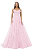 Women sexy off-shoulder suspender dress tulle wedding party ball evening dress（Processing time need 3-6 days）