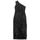 Women's Elegant Sequined Slim Fashionable Long Dress