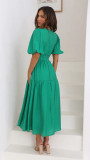 Women Casual Trendy Summer V Neck Dress