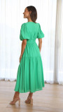 Women Casual Trendy Summer V Neck Dress