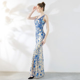 Women Summer Fishtail Formal Party Evening Dress