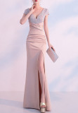 Women Formal Party Fishtail Evening Dress