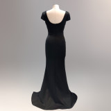Women Formal Party Fishtail Evening Dress