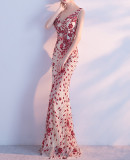 Women Summer Fishtail Formal Party Evening Dress