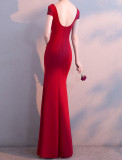 Women Formal Party Fishtail Evening Dress