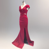 Women Formal Party Fishtail Evening Dress