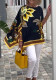 Women Spring Summer Casual Printed Short Sleeve Top