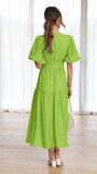 Women Casual Trendy Summer V Neck Dress