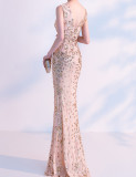 Women Summer Fishtail Formal Party Evening Dress