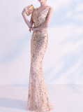 Women Summer Fishtail Formal Party Evening Dress