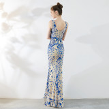 Women Summer Fishtail Formal Party Evening Dress