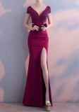 Women Formal Party Fishtail Evening Dress