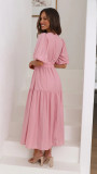 Women Casual Trendy Summer V Neck Dress