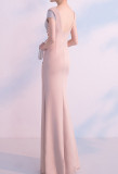 Women Formal Party Fishtail Evening Dress