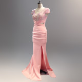 Women Formal Party Fishtail Evening Dress